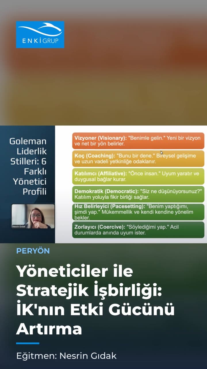 Yöneticiler ile Stratejik İşbirliği | PERYÖN